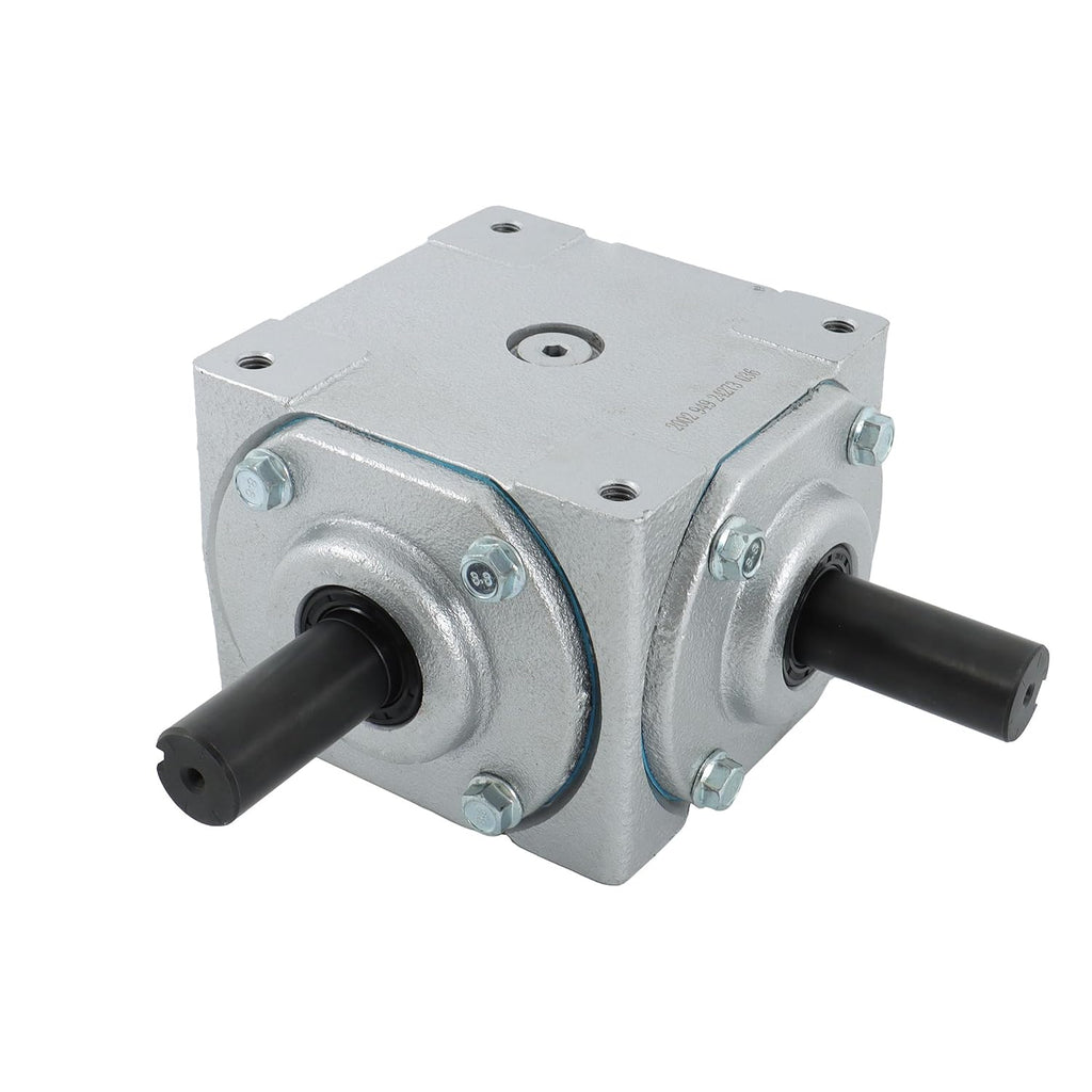 40HP Right Angle Gearbox with 2 Keyed Shafts CW/CW 1:1