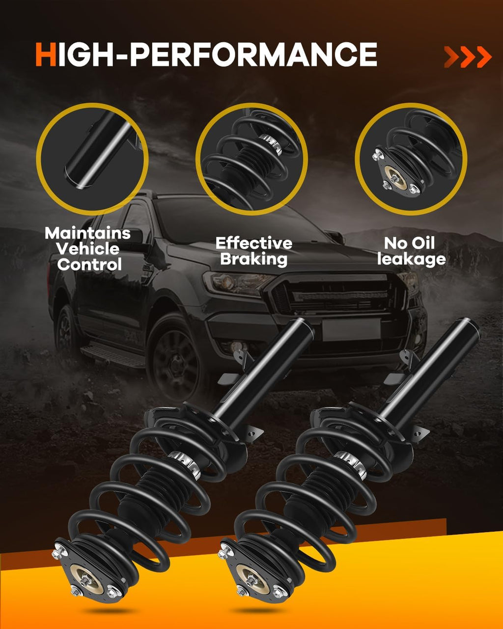 OCPTY Front Complete Strut Assembly for Ford for Escape FWD 2014-2019