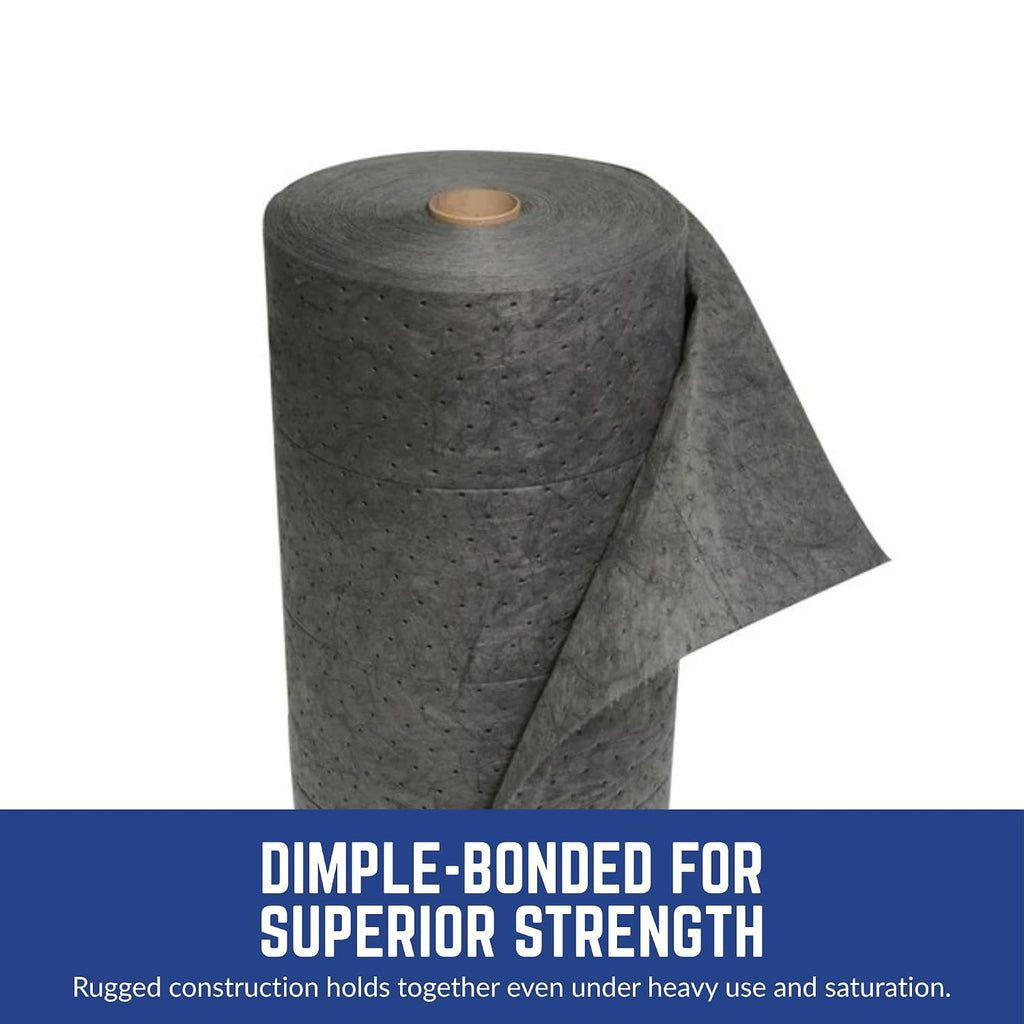Spilfyter Universal Heavy Duty Absorbent Pads, 32" x 150' ft