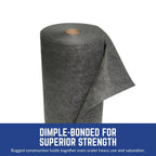 Spilfyter Universal Heavy Duty Absorbent Pads, 32" x 150' ft