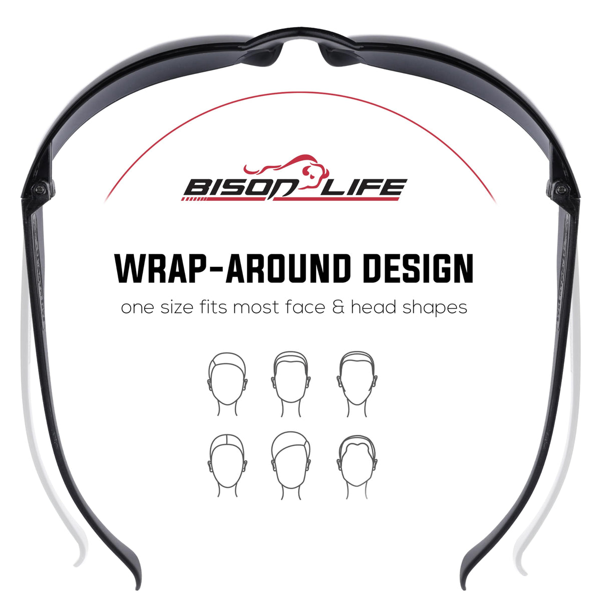 Black Safety Glasses for Men & Women, Bulk, ANSI Z87.1, 12 Pack