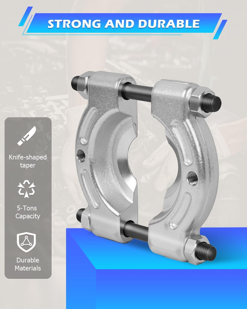 14Pcs Bearing Separator Puller Set, Bearings Splitters Puller Tool
