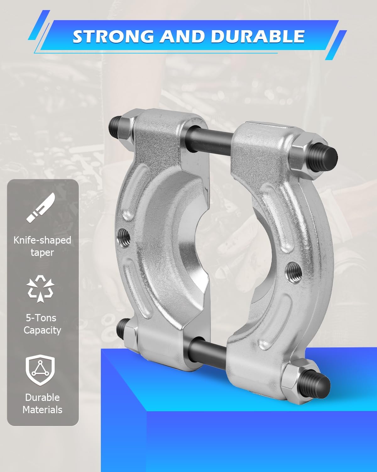 14Pcs Bearing Separator Puller Set, Bearings Splitters Puller Tool