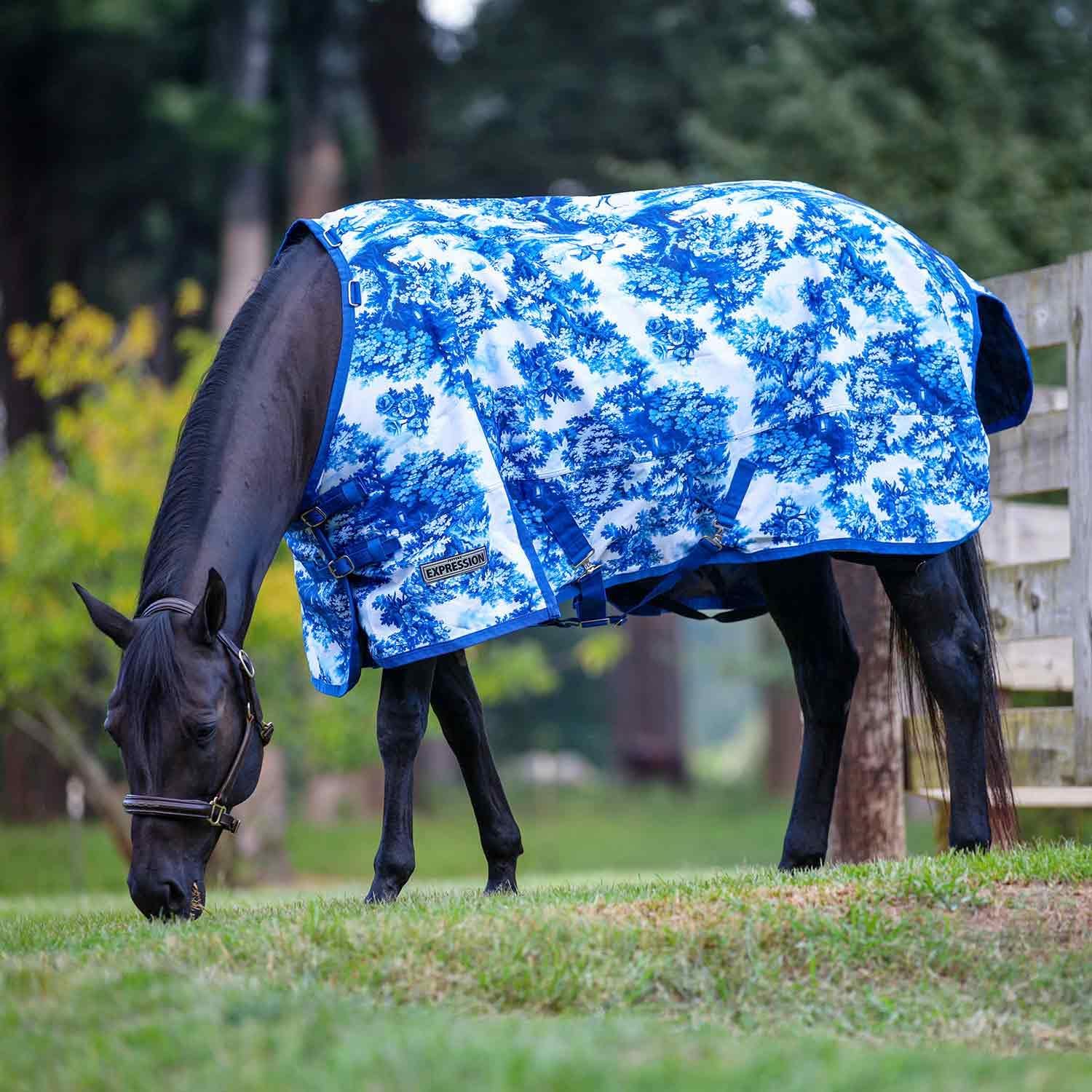 Expression 1200 Denier Standard Neck Turnout Sheet, 87" - 0g Lightweight Waterproof Horse Blanket, Breathable Outdoor
