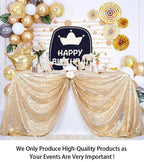 Sequin Rectangular 60x102-Inch Tablecloth,Light Gold