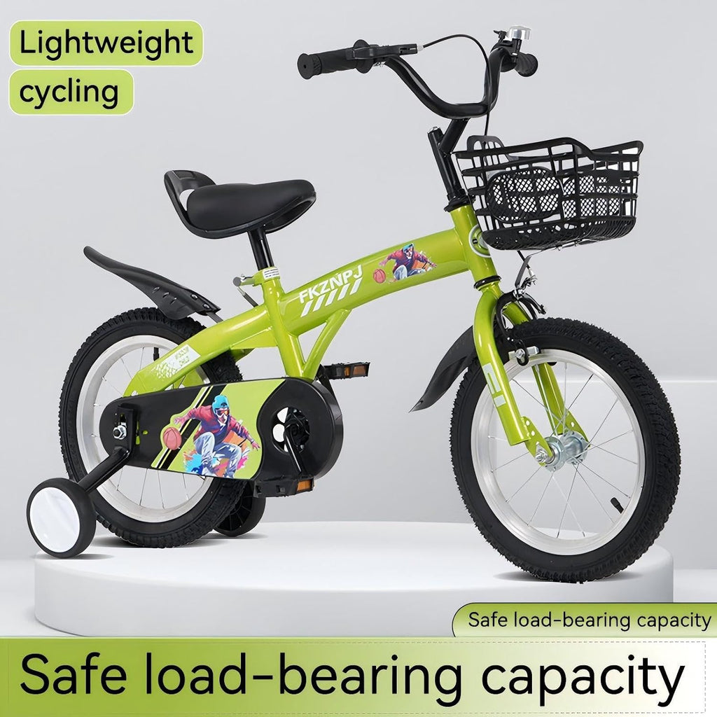 Kids Bike 16 Inch Kids' Bicycle for Toddler and Kids Ages 4-7 Years Old, BMX Style Boys Girls Bike with Training