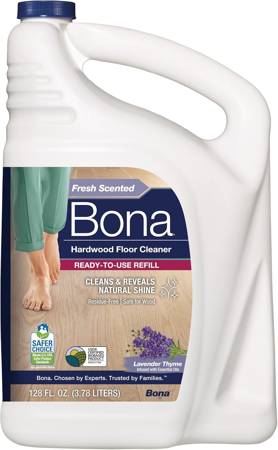 Hardwood Floor Cleaner Refill - 128 fl oz - Lavender Thyme Scent