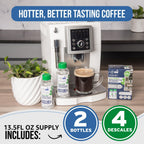 Caffenu DeLonghi Compatible Descaling Solution, 4-Use Coffee Maker Descaler
