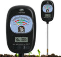 7-in-one Soil Test Kit, Soil Moisture Meter/PH Meter/Sunlight Intensity/Fertility Soil Tester, LCD Display Air & Soil