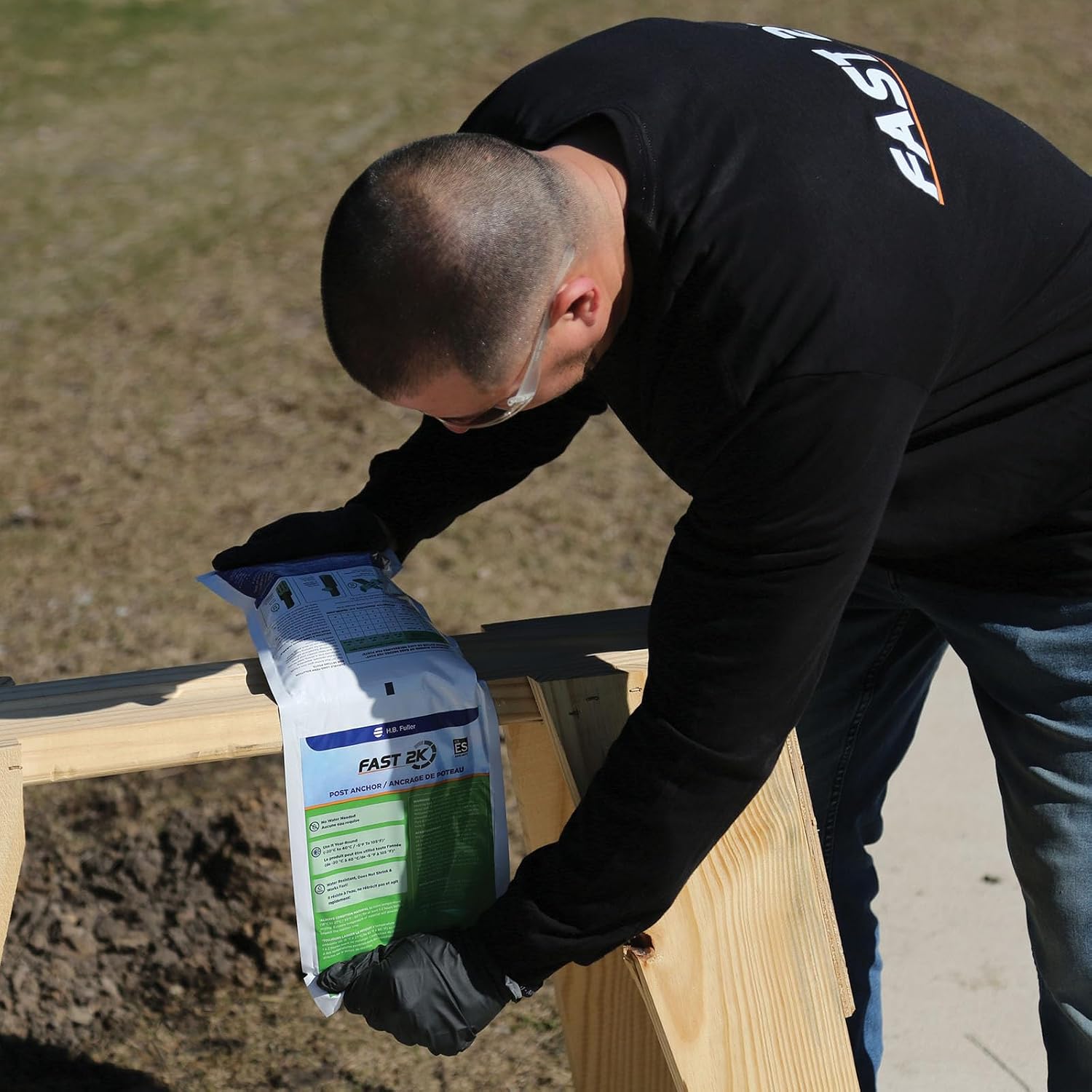 Fast 2K Post Anchor Mix | Expanding Composite Footing Compound (Post Anchor, 1)