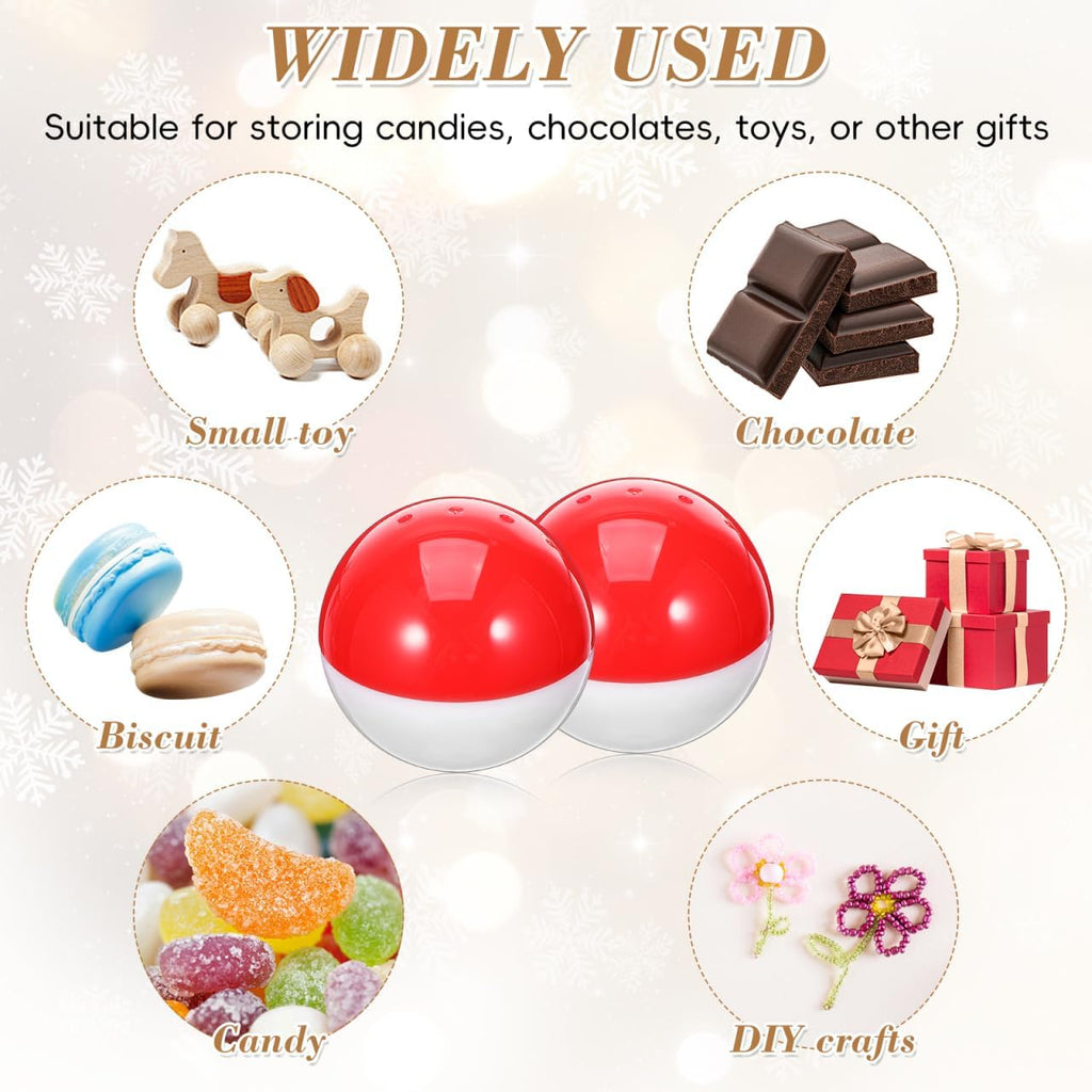 50Pcs Vending Machine Capsules: 2.7 Inch Empty Round Vending Capsules Plastic Gumball Machine Containers for
