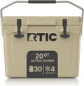 20 QT Ultra-Tough Hard Cooler | Portable Hard Ice Chest Box for Beach, Drinks, Camping, Picnic, Fishing, Boat and