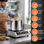 3500W Commercial Induction Cooktop with Sensor Touch LCD