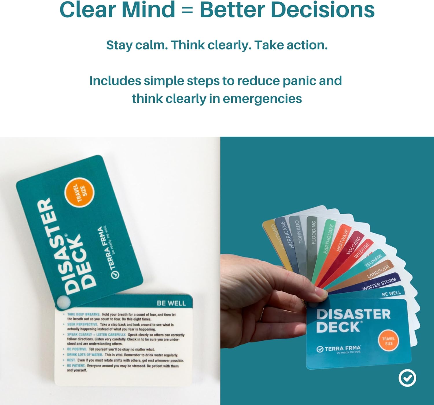 Disaster Guide for Emergency Preparedness Kit – Waterproof Wildfire, Earthquake & Hurricane Survival | 12 Disasters |