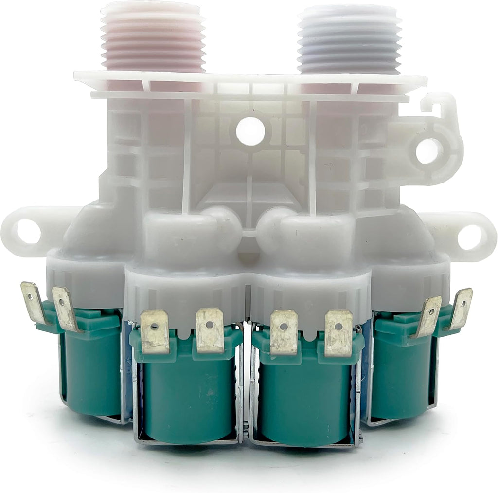 Washer Water Inlet Valve fit for Maytag Bravos XL MVWB766FW0 MVWB765FW1 MVWB765FW2 MVWB765FW3 MVWB855DC3 MVWB766FW1 MVWB865GC0 MVWB765FW0 MVWB835DW2 MVWB855DC2 MVWB835DW3 MVWB835DW1 MVWB835DW4