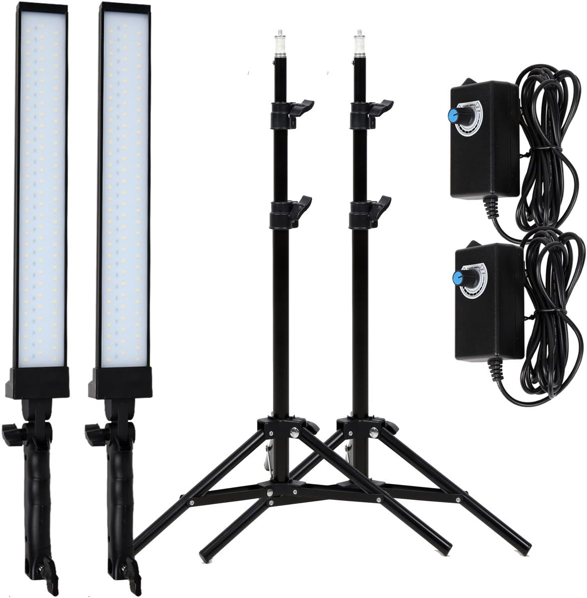Photography Lighting, Handheld Wand LED Photo Studio Video Light | Adjustable Stick Kit with Stand Tripod and Bag for