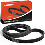 A-Premium Dual-Sided Serpentine Belt 4-Rib 57.087 In for AC Power Steering