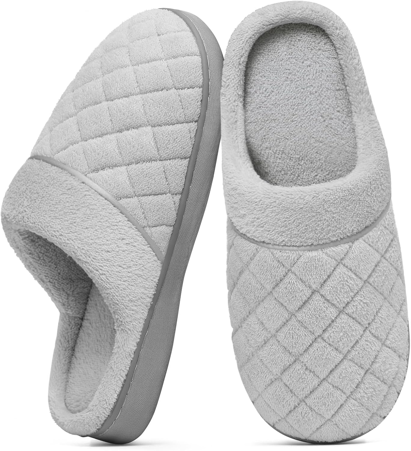 Unisex House Slippers for Women Men Memory Foam Indoor Bedroom Shoes