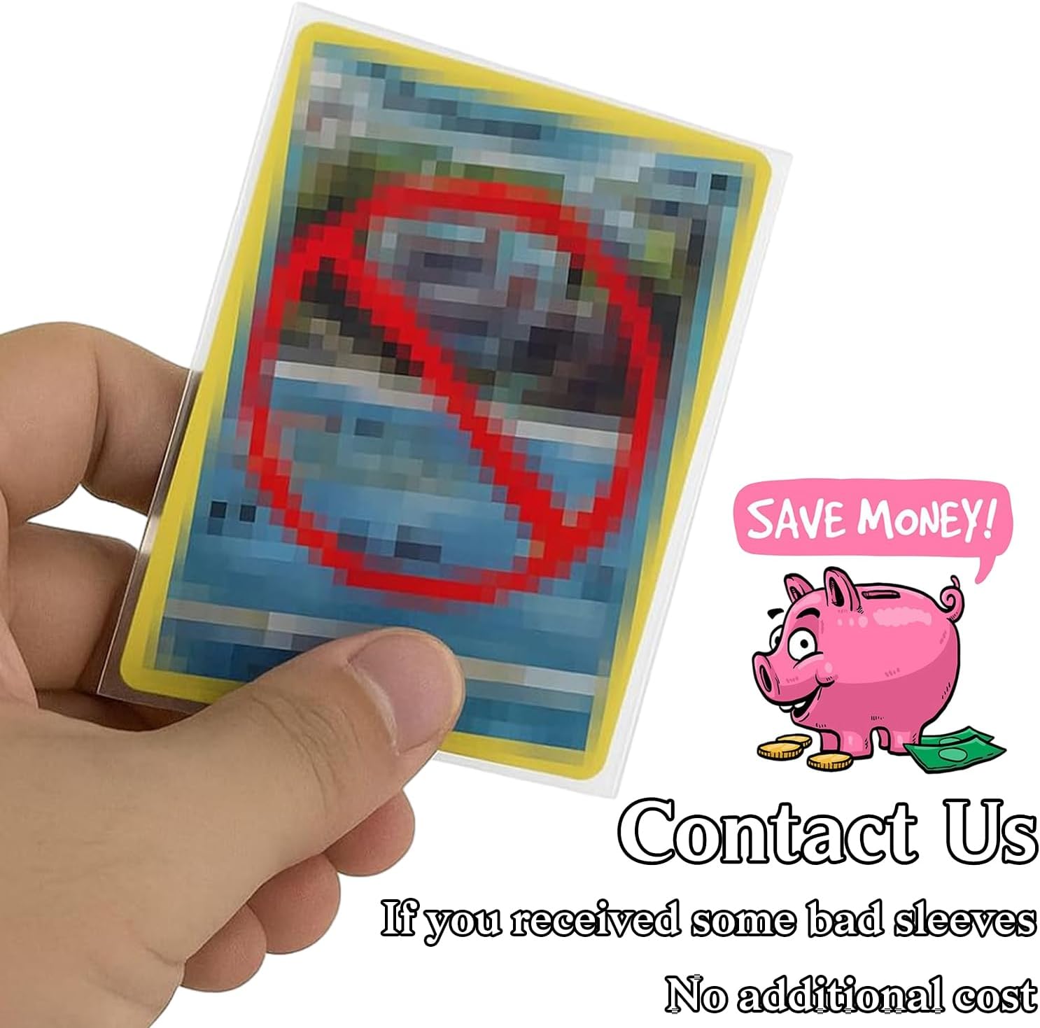 1000ct Clear Card Sleeves Perfect Fit for Yu-Gi-Oh Game Cards 59 mm x 87mm