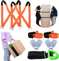 Moving Straps for Lifting, 2-Person Lifting and Moving System with Cotton Gloves and Handle Lifting Straps