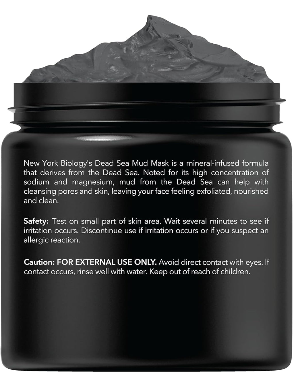 New York Biology Dead Sea Mud Mask for Face and Body | Spa Quality Pore Refiner for Oily Skin | Natural Skincare for