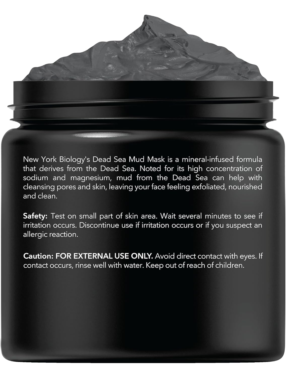 New York Biology Dead Sea Mud Mask for Face and Body | Spa Quality Pore Refiner for Oily Skin | Natural Skincare for