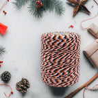 Orange Black White Twine 984ft Cotton String