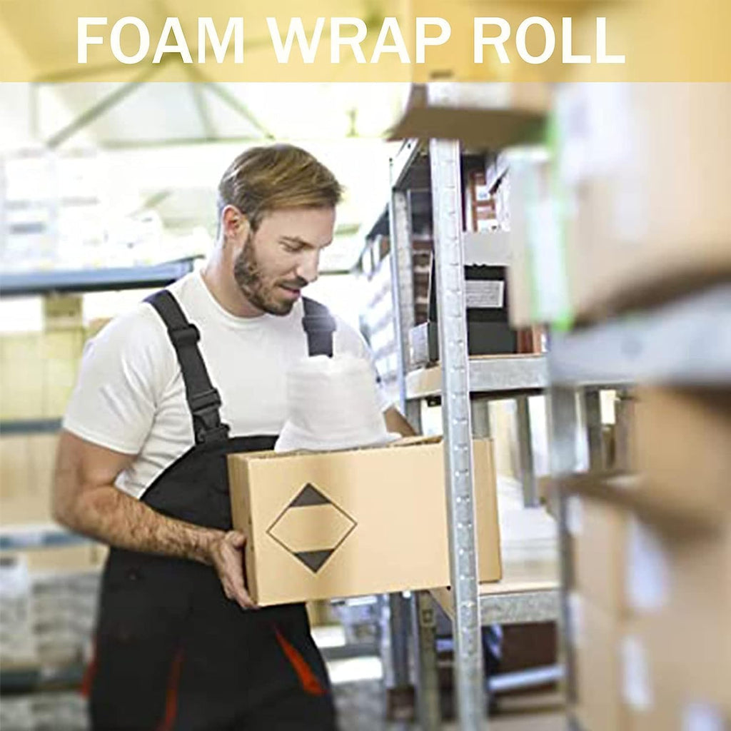 12"x 70' Foam Wrap Rolls for Moving Packing Foam Roll Packing Materials Shipping Packing Moving Supplies, Thick