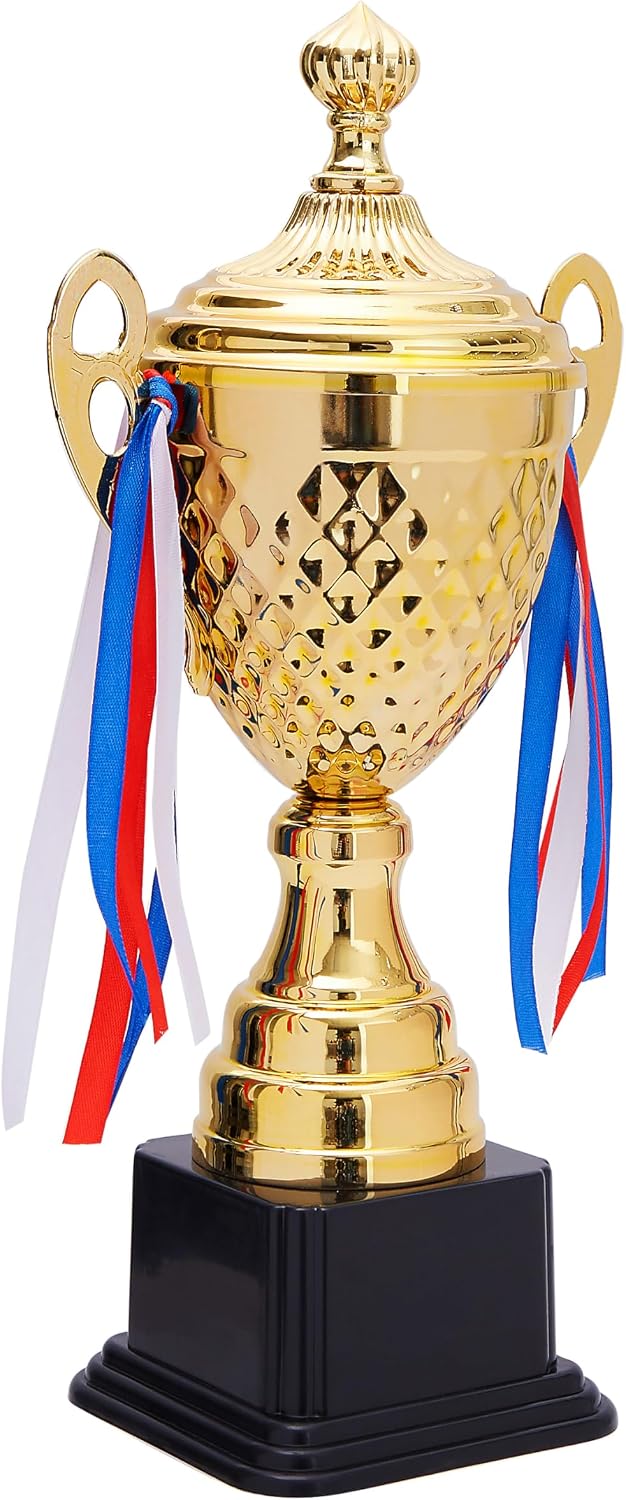 Gold Trophy Cup - Tournament & Championship Trophy Award - Versatile Awards for Soccer, Basketball & Golf - Rewards