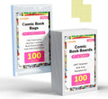 100ct Silver Comic Bags and Boards - Reusable Clear Sleeves & 24PT Boards | Protect Vintage Comics from Scratches