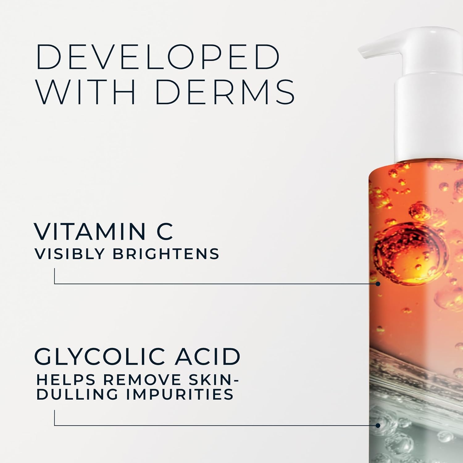Multi Correxion Revive + Glow Gel Vitamin C Cleanser, Face Wash, Facial Cleanser with Glycolic Acid, Paraben-Free