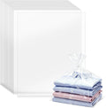100 Pack 16 x 20 inch 1 Mil Clear Plastic Flat Poly Bags