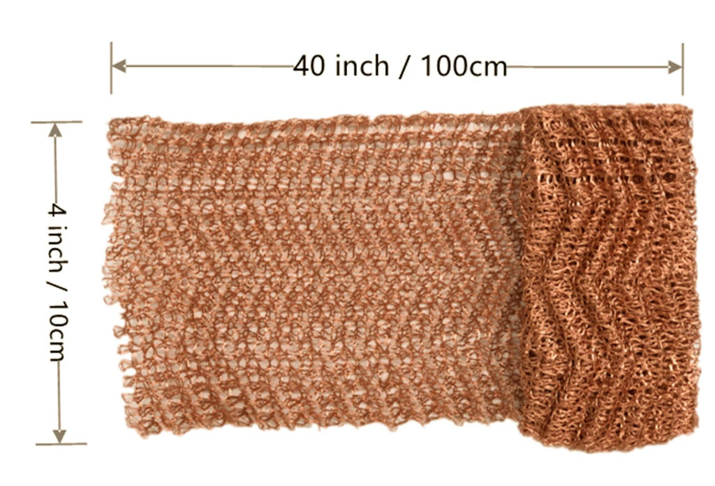 Copper Mesh,Pure Copper Wire Mesh, Hole and Gap Filler | Sturdy and Durable, Suitable for Gardens and Houses, Size