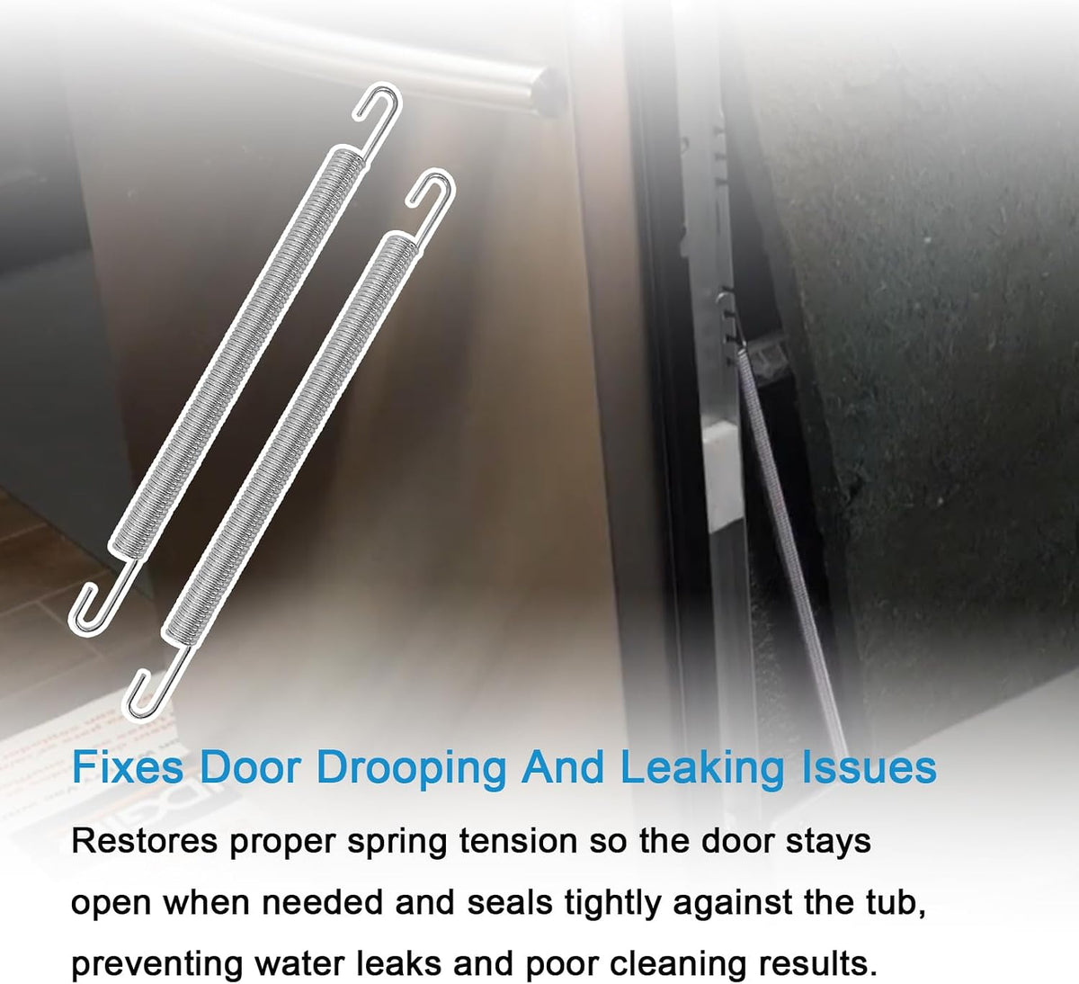 Upgraded 2 Pack 4970ED4004G Dishwasher Door Spring Hinge Compatible With LG