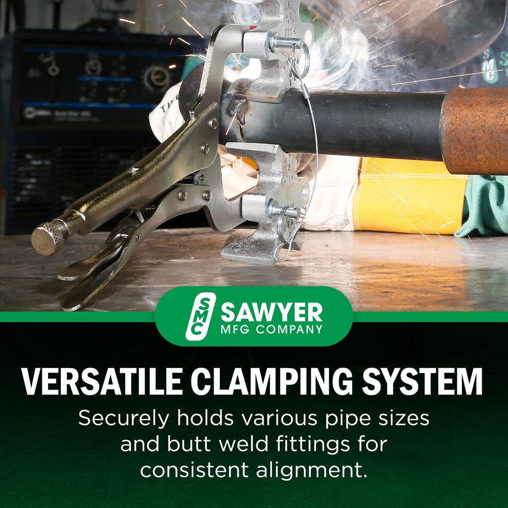 Sawyer Welder's 3rd Hand, Portable Pipe Clamp Alignment Tool for Butt Welds