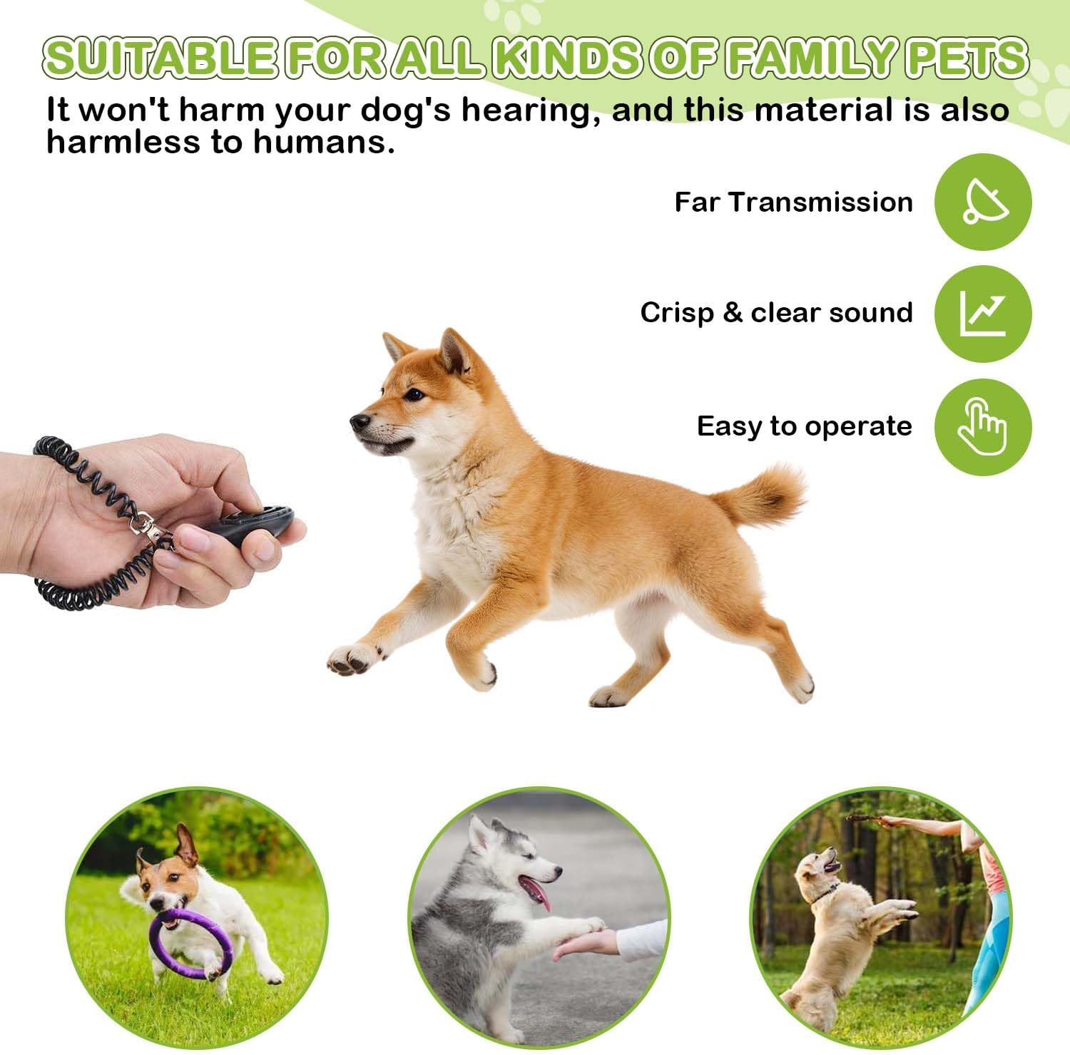3-in-1 Dog Treat Pouch for Training, Hands-Free Dog Training Treat Bag with Clicker & Poop Bag Dispenser, Adjustable