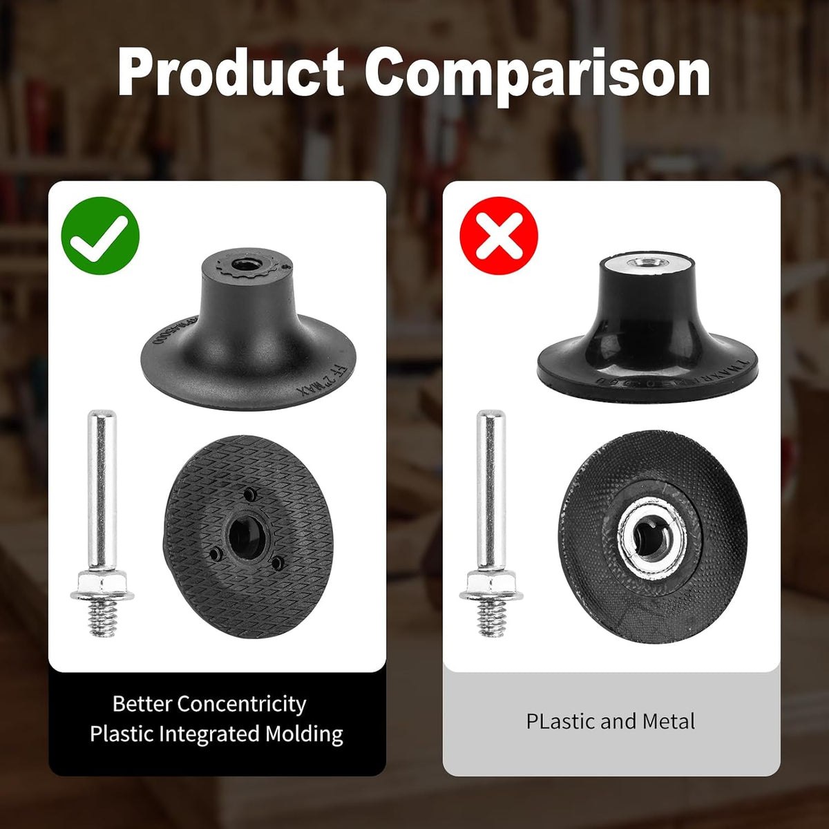 HOMO FABER 50Pcs Die Grinder Sanding Discs, 2 Inch Flap Discs Roll Lock