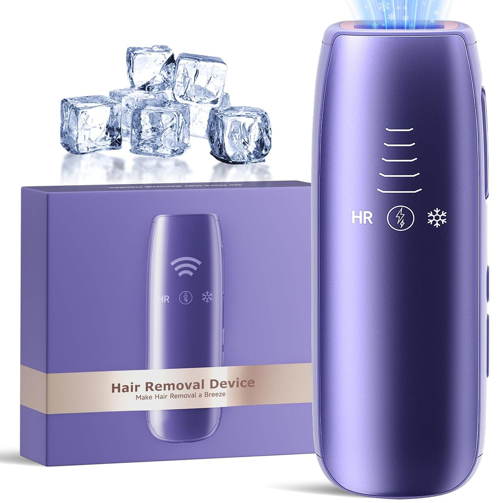 2026 Upgraded Laser Hair Removal with 5℃ Ice Cooling, Painless IPL Laser Hair Removal Device for Women & Men, 999,999