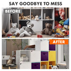 Storage Bins, Foldable Fabric Storage Cubes And Cloth Storage