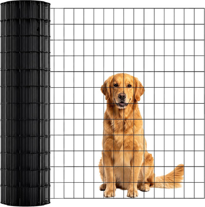 3ft x 50ft Black Vinyl Coated Welded Wire Fence