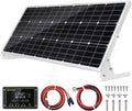 100W 12V Solar Panel Kit Battery Charger 100 Watt 12 Volt Off Grid System for Homes RV Boat + 30A Solar Charge