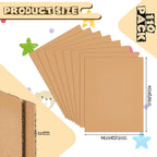 110 Pack 11 X 8.5 Inch Brown Cardboard Sheets