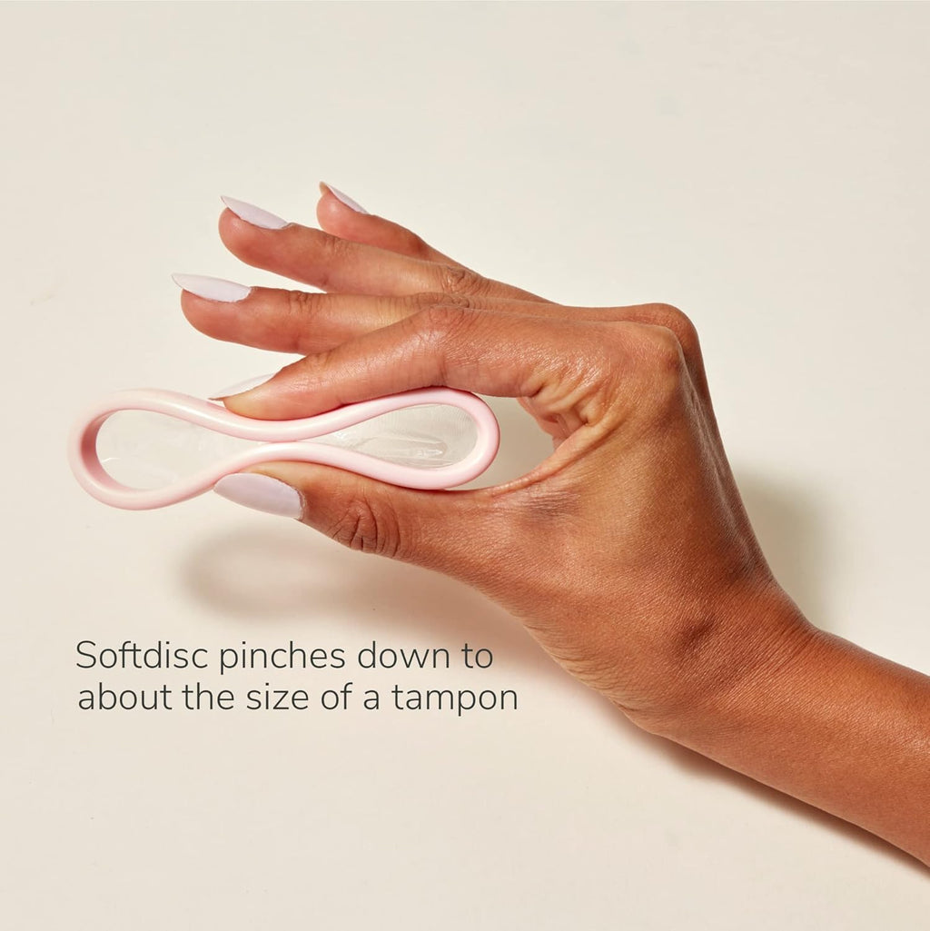 Softdisc Menstrual Discs | Disposable Period Discs | Tampon, Pad, and Cup Alternative | Capacity of 3 Super Tampons |