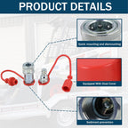 1/4" NPT Ag Hydraulic Quick Connect Coupler