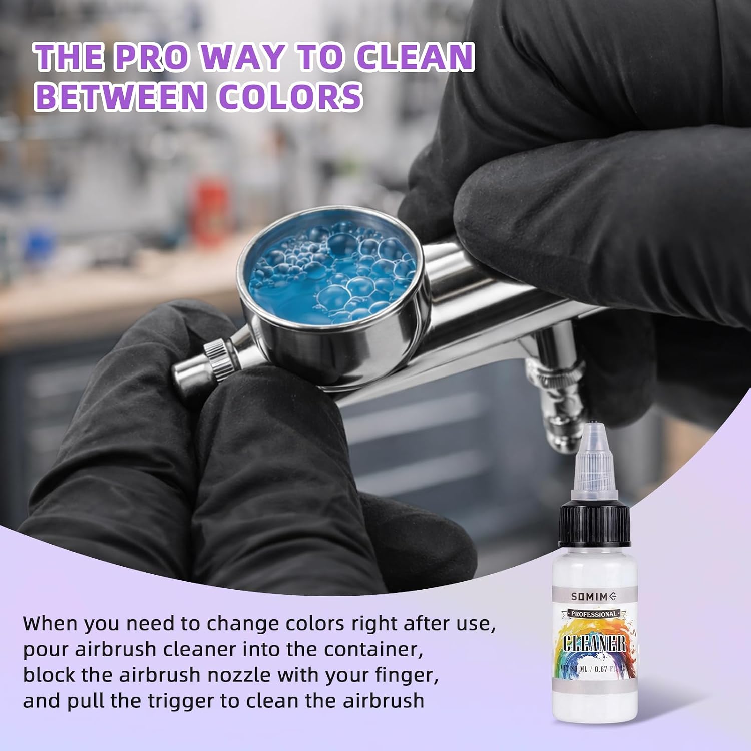 44 Colors Water-Based Acrylic Airbrush Paint Set with 6 Thinners | Air Brush Paints for Wood, Metal, Canvas, and Models