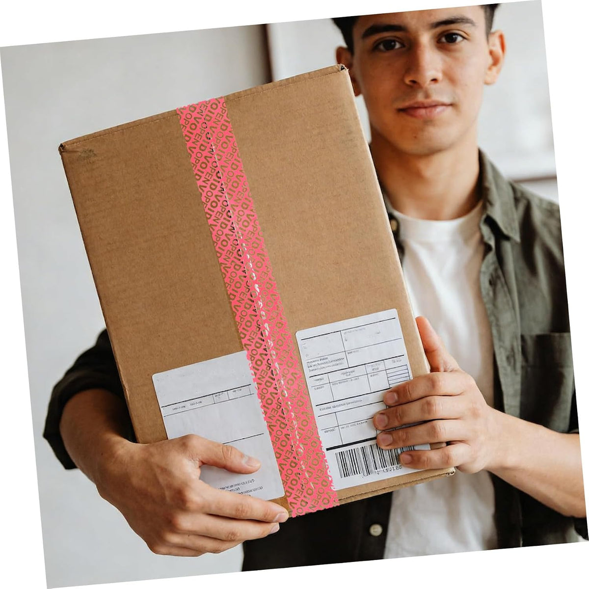 Tamper Evident Tape Voidopen Security Packing Tape for Boxes Security for Packages Strong Adhesive Shipping for