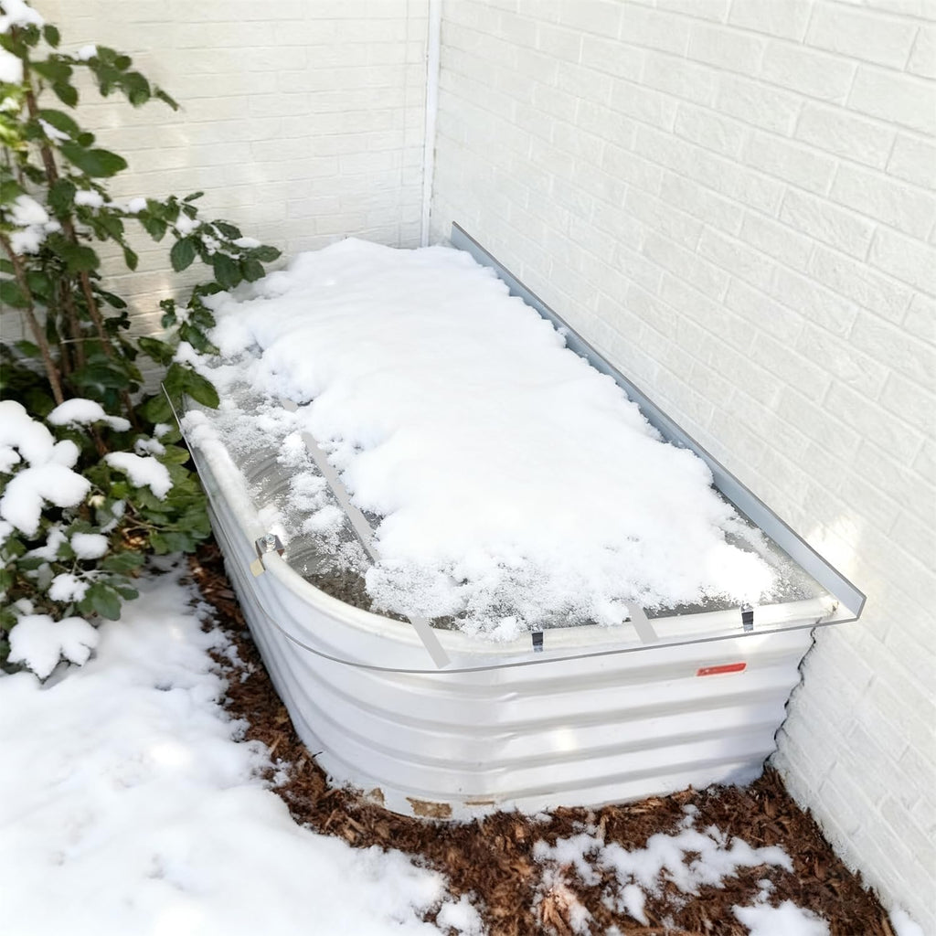 54" x 38" Crystal Clear Window Well Cover Outside - Waterproof, Heavy-Duty Polycarbonate, Keep Basement Dry
