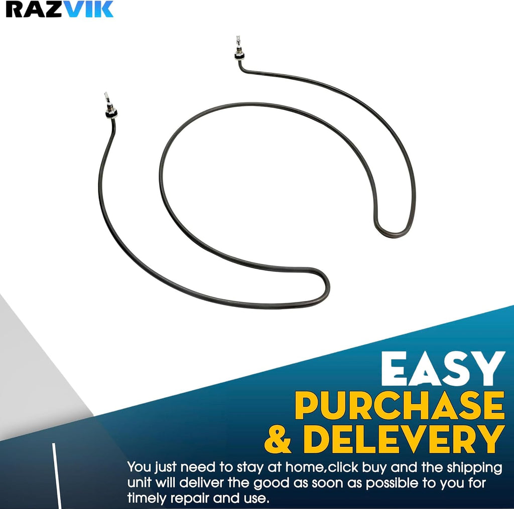 Heating Element Replacement For GE DDT595SGJ4BB DDT595SSJ4SS DDT595SGJ4WW DDT595SSJ0SS DDT595SGJ5BB DDT595SGJ5WW DDT595SMJ0ES DDT595SMJ2ES DDT595SMJ4ES DDT595SMJ5ES DDT595SSJ2SS Dishwasher