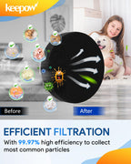 KEEPOW Vacuum Belt and Filter Compatible with Bissell Powerlifter/CleanView