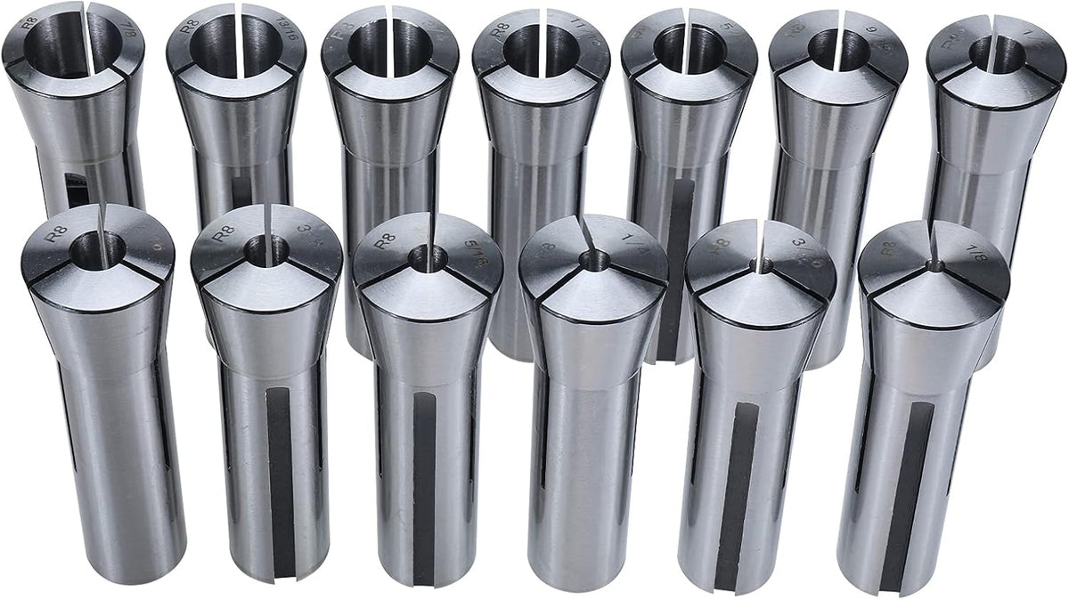 13pcs R8 Collet Set 1/8" -7/8" R8 collet holder for milling machine